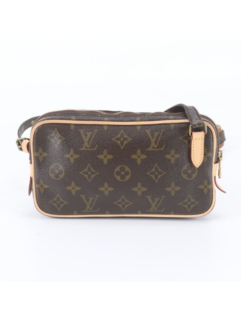 Louis Vuitton Monogram Marly Bandouliere Leather Crossbody